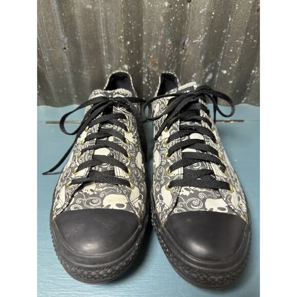 Converse Chuck Taylor Low Top Antique Skull Y2K Limited Edition RARE M11/W13